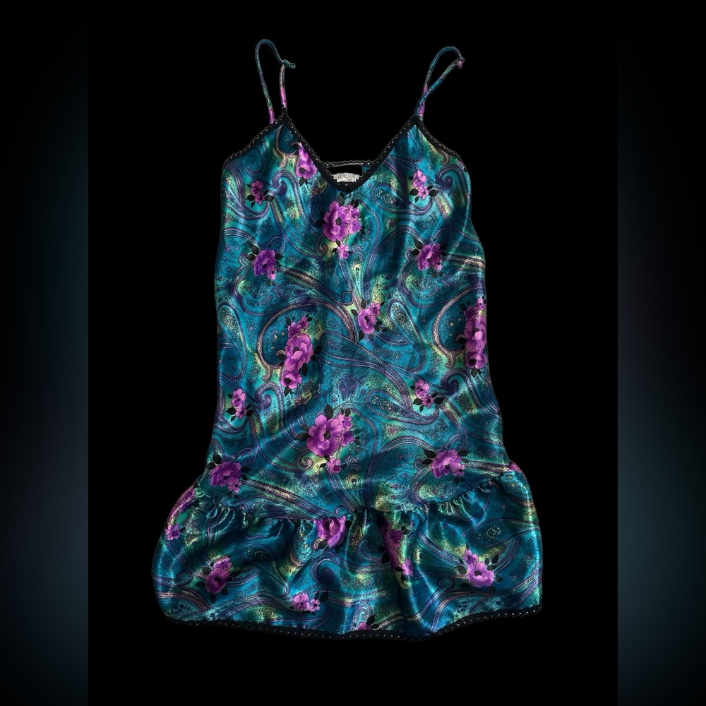 Vintage Featherbed New York mini drop waist chemise